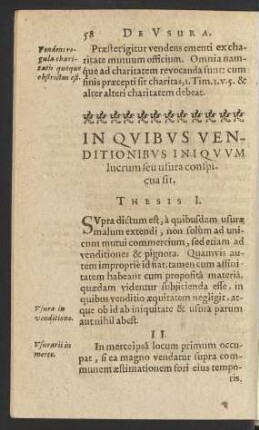In Quibus Venditionibus Iniquum lucrum seu usura conspicua sit.