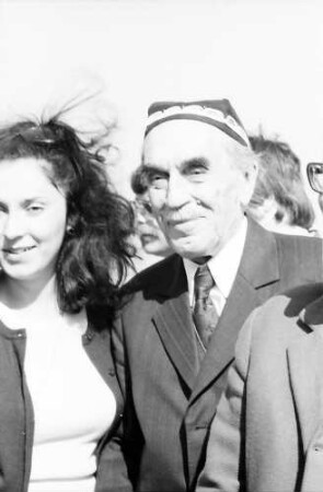 24. Tagung 1974 Chemiker; Bodenseefahrt: [Tochter Semenov ?], Nikolai N. Semenov