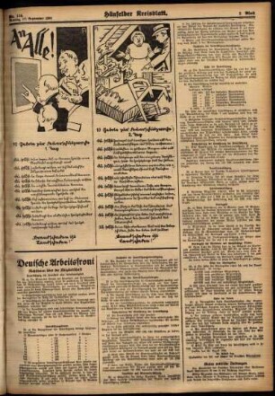 Zweite Ausgabe vom Montag, den 17. September 1934.