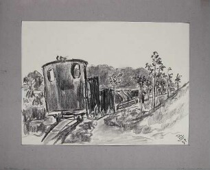 Alte Feldbahn. Studie