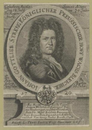 Bildnis des Johann Gottlieb Streng