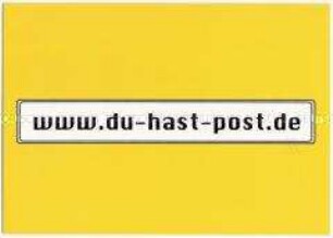 Postkarte zum Thema Computer