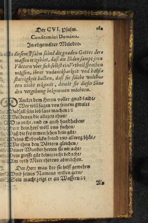 Der CVI. Psalm.