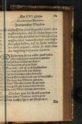 Der CVI. Psalm.