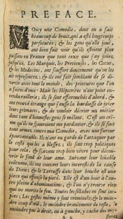 L' imposteur, ou le Tartuffe : Comedie
