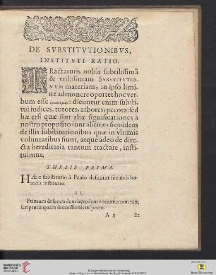 Thesis prima