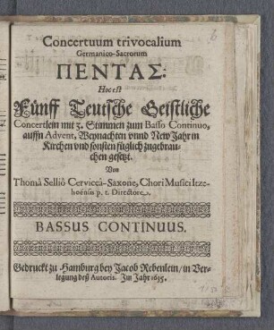 Bassus Continuus