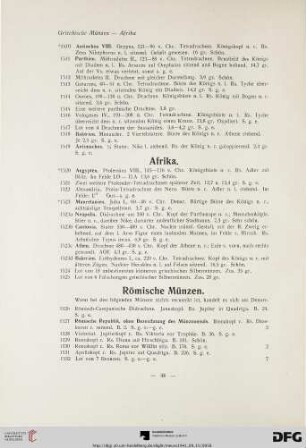 Afrika (Nr. 1520-1525)