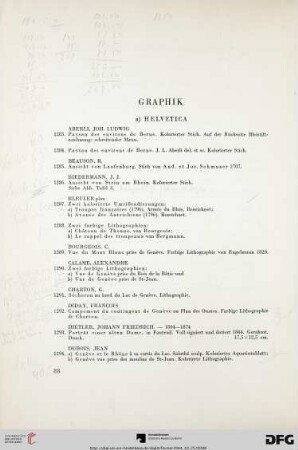 Graphik (Nr. 1283-1388)
