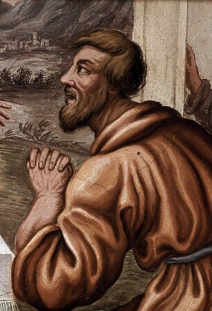 Abraham bewirtet die Engel