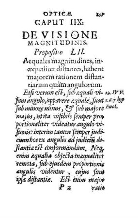 Caput IIX. De Visione Magnitudinis