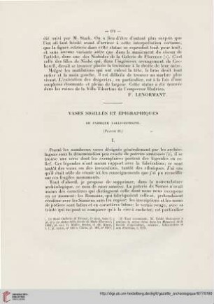 3: Vases sigillés et épigraphiques : de frabrique gallo-romaine