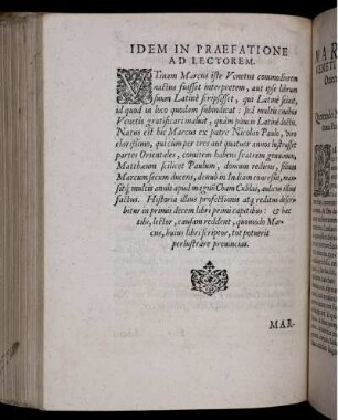 Idem In Praefatione Ad Lectorem