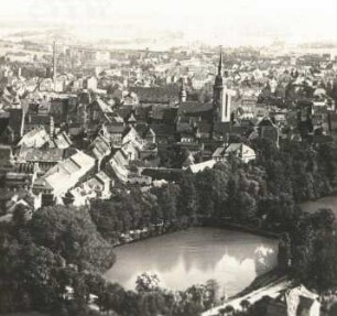 Luftaufnahme von Freiberg