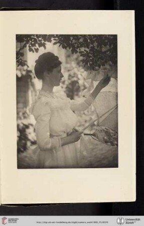 [Ema Spencer, I. Girl with Parasol, photogravure from original negative]