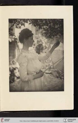 [Ema Spencer, I. Girl with Parasol, photogravure from original negative]