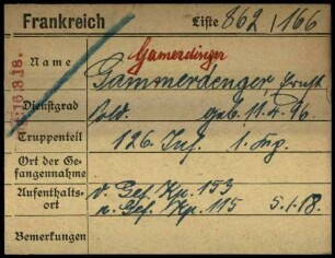 Gamerdinger, Ernst - Gann, Karl