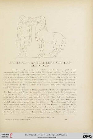8: Archaische Reiterbilder von der Akropolis