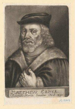 Mattheus (II.) Ebner; gest. 1490