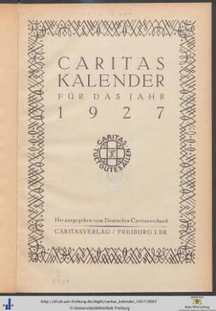 Caritas-Kalender