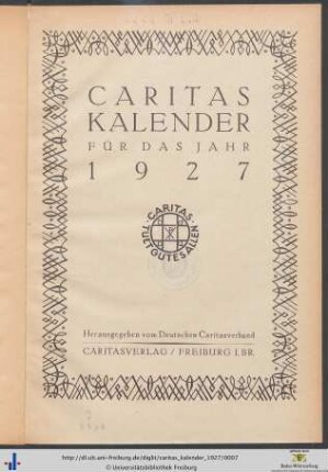 Caritas-Kalender