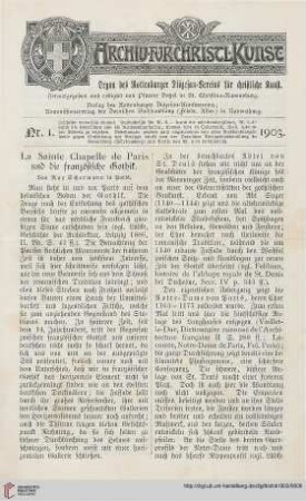 21: La Sainte Chapelle de Paris und die französische Gothik, [1]