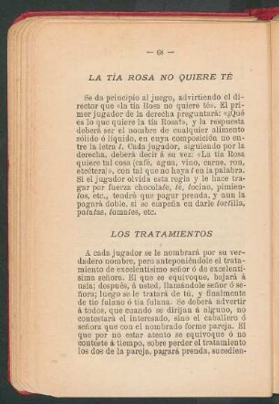 La tía Rosa no quiere te