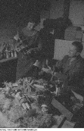 Volkskunst-Laden, Auftritt des Sächsischen Bergsteigerchor "Kurt Schlosser" Dresden, September-Dezember 1956