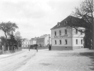 Langebrück, Hauptstraße 4. Gasthof zu Langebrück (E. 19. Jh.). Straßenansicht