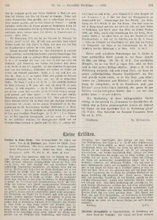 503-508 Kleine Kritiken