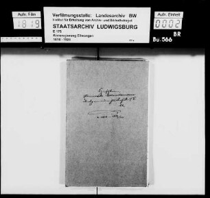 Allmanden und Realgemeinderechte in den Teilgemeinden Hirschbronn und Mäusberg, Gde. Ettenhausen