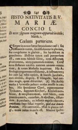 145-207, Festo Nativitatis B. V. Mariae