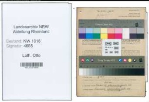 Entnazifizierung Otto Loth , geb. 10.10.1889 (Gaertner)
