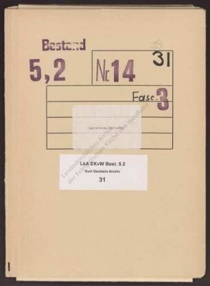 Der Gerstein Bericht