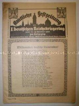 Sonderdruck zum I. Deutschen Reichskriegertag