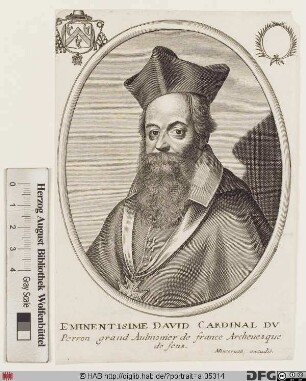 Bildnis Jacques Davy Du Perron