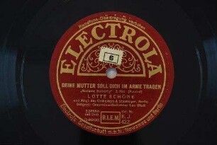 Deine Mutter soll dich im arme Tragen : "Madame Butterfly" 2. Akt / (Puccini)