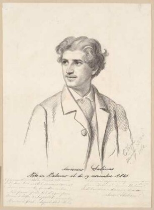 Bildnis Salinas, Antonio (1841-1914), Archäologe