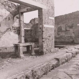 Schusterwerkstatt, Pompeji, Italien
