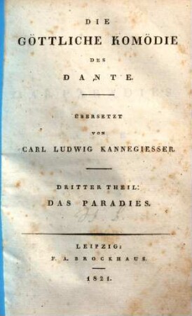Die göttliche Komödie, 3. Das Paradies