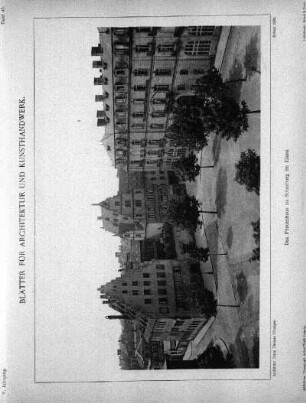 Tafel 47: Das Frauenhaus zu Strassburg im Elsass