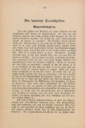 Die inneren Krankheiten