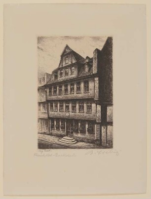 Goethe-Haus. Ansicht von rechts
