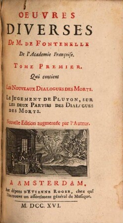 Nouveaux dialogues des morts
