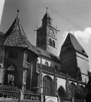 Überlingen. Münster Sankt Nikolaus (1500, nach 1350, 1408 und 1429). Südseite