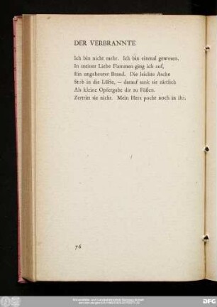 Der Verbrannte