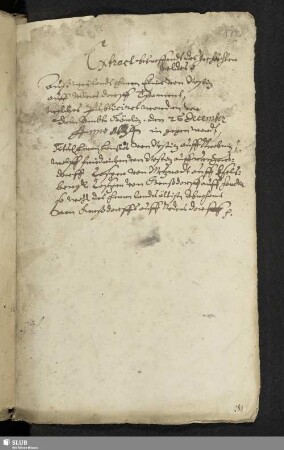 Extract betreffendt des Geschlechter Geldes [derer von Nostitz, 1626]