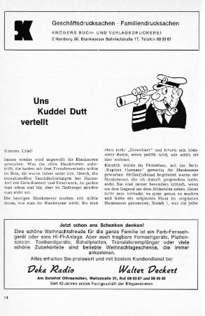 Uns Kuddel Dutt vertellt