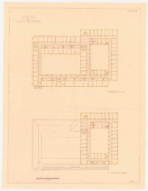 Hotel der Stadt Dresden: Grundrisse 3.OG, 4. und 5.OG 1:200