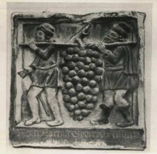 Josua und Caleb (?) / Die Kundschafter mit der Traube von Kanaan
